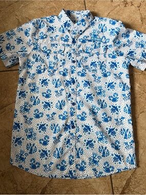 Boys Magellan XL Mexican Talavera Print Shirt